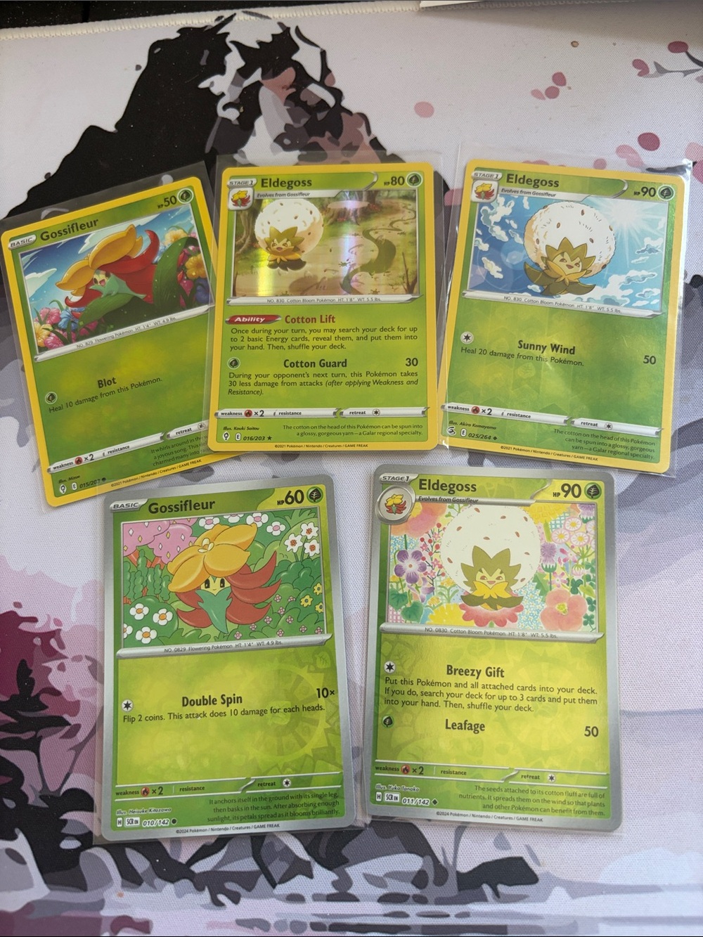 Gossifleur & Eldegoss Evolution Lot | 5 Pokémon Cards Holo Reverse Holo ✨5/$25✨